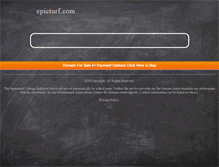 Tablet Screenshot of epicturf.com